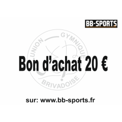 BON D'ACHAT DE 20 EUROS / GYM BRIOUDE