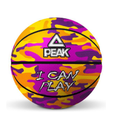 BALLON TAILLE 6 "CAMO" VIOLET/JAUNE PEAK