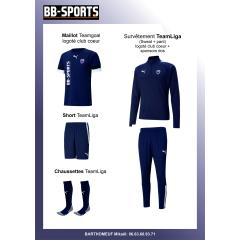 Pack survêtement sweat + Kit entraînement / PRFC avec Initiales