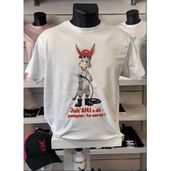 T - SHIRT MEN BLANC JAK 'ALTI POMPIERS