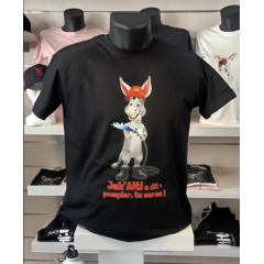 T - SHIRT MEN NOIR JAK ' ALTI A DIT POMPIERS