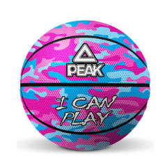 BALLON TAILLE 7 "CAMO" ROSE/BLEU PEAK