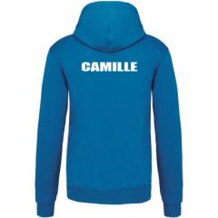 Sweat à capuche bleu homme / HBCR