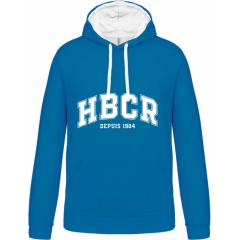 Sweat à capuche bleu homme / HBCR