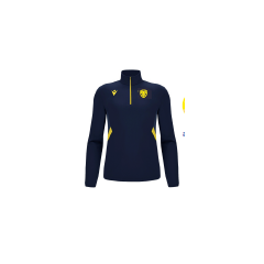 SWEAT 1/2 ZIP PIAVE MARINE/JAUNE/ USF