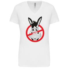 T - SHIRT FEMME BLANC JAK ' ALTI INTERDIT