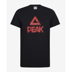 T SHIRT NOIR BIG LOGO PEAK