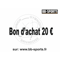 BON D'ACHAT DE 20 EUROS / GYM BRIOUDE