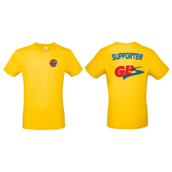 T SHIRT SUPPORTER JAUNE CGTU01T/ GL2S