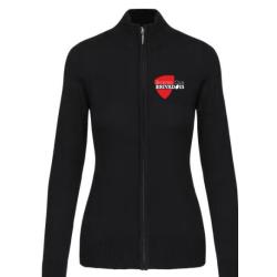 CARDIGAN ZIPPE FEMME K962 / SCB