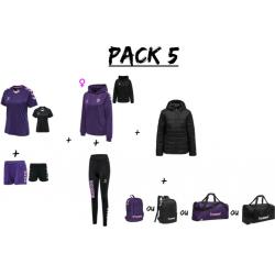 z-Pack 5 - Pack 1 avec Maillot Core + Pack 2 + sac à dos + doudoune Lady / SMHCC