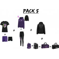z-Pack 5 - Pack 1 tee noir + Pack 2 + sac à dos + doudoune Lady / SMHCC
