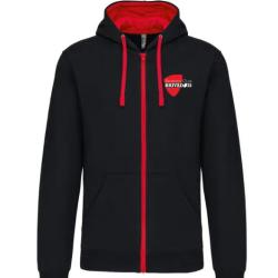 SWEAT A CAPUCHE ZIPPE K486/SCB