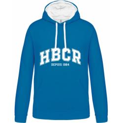 Sweat à capuche bleu homme / HBCR
