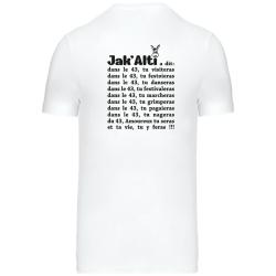 T - SHIRT MEN BLANC JAK ' ALTI A DIT