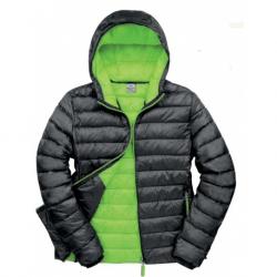 Result Snow bird padded jacket noir/lime SR