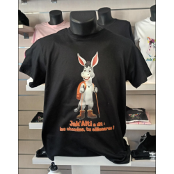 T - SHIRT MEN NOIR JAK ' ALTI MARCHEURS