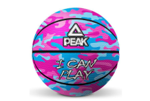 BALLON  TAILLE 6 "CAMO"  ROSE/BLEU PEAK